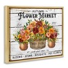 Stupell Industries Autumn Flower Market Floating Frame Canvas Art - 2 of 4