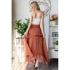 Women's Chiffon Silk Skirt - Oli & Hali - 4 of 4