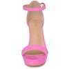 Allegra K Women's Open Toe Ankle Strap Platform Chunky Heels Sandals - 2 of 4