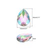 Unique Bargains Flat Back Acrylic Teardrop Rhinestone Embellishments 50 Pcs - 2 of 4