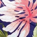 navy tropical leaves