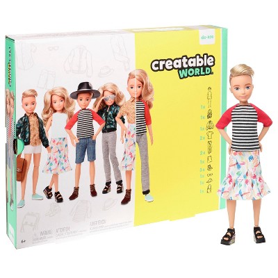 Creatable World Deluxe Character Kit Customizable Doll - Blonde Wavy Hair