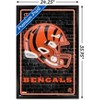 Trends International NFL Cincinnati Bengals - Neon Helmet 23 Framed Wall Poster Prints - 3 of 4