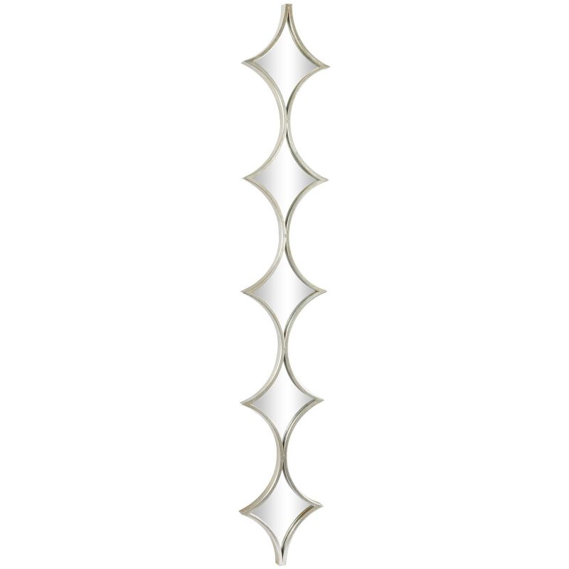 Contemporary Metal Geometric Wall Mirror with Diamond Pattern - Olivia & May, 4 of 6