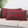 Unique Bargains Festive Plaid Scottish Tartan Pillow Covers 2 Pcs - 2 of 4