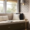 Textural Solid Square Throw Pillow Off-White - Threshold™: Decorative Accent for Modern Home Decor, Indoor Use - 2 of 4