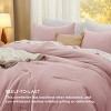 Bedsure | 3Pcs Beige Soft Warm Imitation Washed Cotton Bed Comforter Sets for All Seasons - 3 of 4