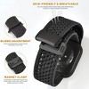 HTUTWOO Hollow Breathable Apple Watch Band, Woven Nylon Magnetic Strap 38/40/41/42/44/45/46/49mm for iWatch Series 10 9 8 7 6 5 4 3 2 1 SE Ultra - 3 of 4