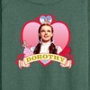 Women's - Wizard of Oz - Heart Dorothy Lightweight French Terry Wide Neck Long Sleeve Shirt - 2 of 4