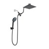 Cobbe Adjustable 8" High Pressure Dual Shower Head with 9-Spray Handheld Shower - 2 of 4