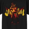 Arcane Jayce Tails B&W Art Adult Black Crew Neck Short Sleeve T-shirt - 2 of 4
