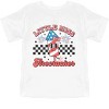 The Juniper Shop Little Miss Firecracker Checkered Toddler Short Sleeve Tee - 3 of 4