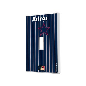 MLB Cooperstown West Teams Pinstripe Hidden-Screw Light Switch Plate for Single Toggle - 1 of 4