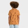 Boys' Short Sleeve Printed T-Shirt - Cat & Jack™ Light Brown - 2 of 3
