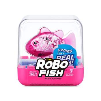 Robo Fish Series 3 Robotic Swimming Fish Pet Toy - Pink by ZURU