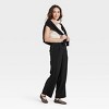 Women's High-Rise Satin Side Striped Straight Trousers - A New Day™ - 3 of 3