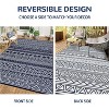 Plastic Outdoor Rugs, Waterproof Bohemia Straw Rug Reversible Outside Carpet for Patio Deck Porch Backyard Camping - 4 of 4
