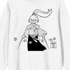 Usagi Yojimbo Miyamoto Usagi Dual Swords Adult White Crew Neck Long Sleeve Sweatshirt - 2 of 3