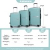 3 Piece Hardside Luggage Set with Spinner Wheels and TSA Lock for Travel, Lightweight Suitcases 20/24/28 Inch – Cuddlewood - 4 of 4