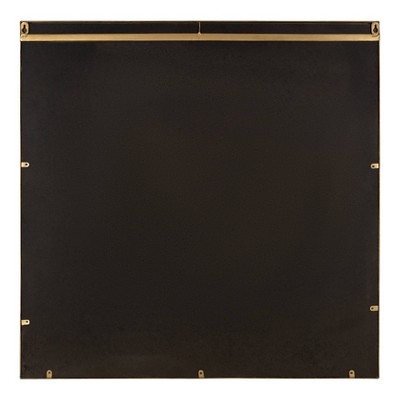 Gold Geometric Square Full Length Accent Mirror