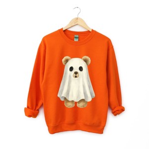 Watercolor Ghost Bear -  Womens Sweatshirt - 1 of 3