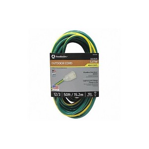 Southwire  Extension Cord,12 AWG,125VAC,50 ft. L 2548SW0052 - 1 of 1
