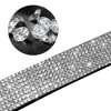 Bellura Pet - Leather Pet Collar with Rhinestone Crystal - Black - 3 of 4