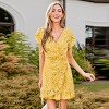 Women's Sunshine Floral Wrap Dress with Ruffled Hem - Cupshe - 2 of 4