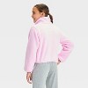 Girls' Faux Shearling Fleece Pullover Sweatshirt - All In Motion™ - 2 of 3