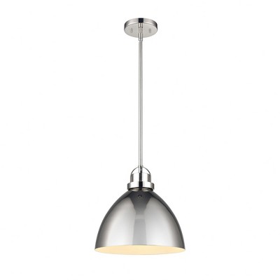 Elk Home Somerville 1 - Light Pendant in  Polished Nickel