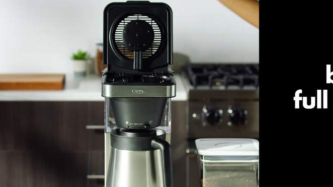 OXO BREW 8-Cup Coffee Maker - Stainless Steel, 2 of 9, play video