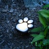 LumaBase Solar-Powered Paw Print Pathway Lights - 4 Lights - 3 of 4