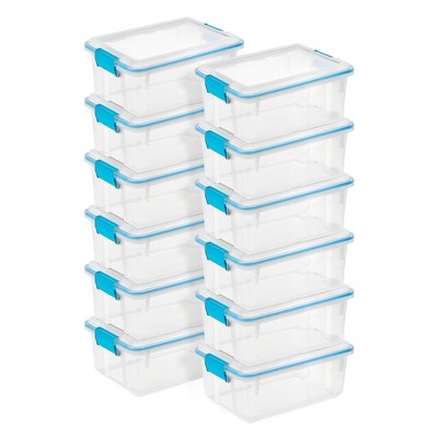 Sterilite Multipurpose Clear Plastic Storage Container Box