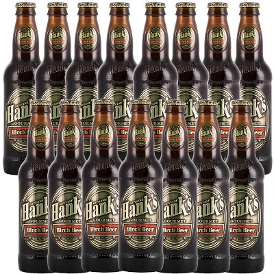 Hank's Genuine Gourmet Birch Beer, 12 fl oz Bottles – Premium Craft Soda with Rich, Robust Flavor – Authentic Northeast Recipe, Pack of 15