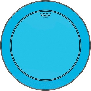 Remo Powerstroke P3 Colortone Blue Bass Drum Head - 1 of 2