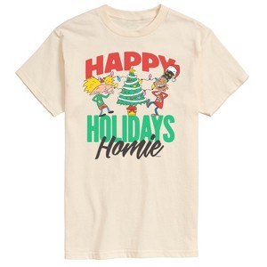 Men's - Hey Arnold! - Holiday Homies Short Sleeve Graphic T-Shirt - 1 of 3
