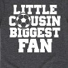 Boys' - Instant Message - Little Cousin Biggest Soccer Fan Short Sleeve Graphic T-Shirt - 2 of 4