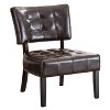 CAVINAS Premium Hybrid Leather Tufted Accent Chair,Modern Sitting Chair,Oversized Comfy Armchair with Wooden Legs for Living Room,Office - 2 of 4