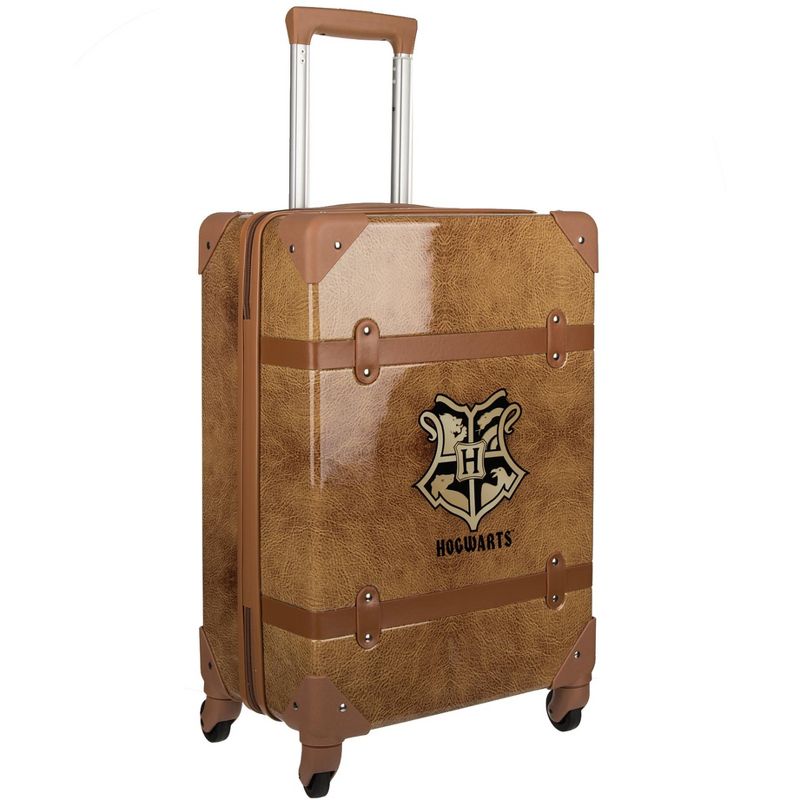 Harry Potter  20" ABS Trunk Carry-on 4-Wheel Brown Rolling Luggage, 3 of 7