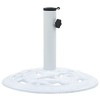 vidaXL Umbrella Base Patio Parasol Umbrella Stand Weighted Base Cast Iron - White 15.7" x 15.7" x 12.6" - 4 of 4