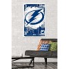 Trends International NHL Tampa Bay Lightning - Maximalist Logo 23 Framed Wall Poster Prints - 2 of 4