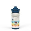 Zak Designs Antimicrobial 14oz Stainless Steel Double Wall Vacuum Beacon Bottle - 2 of 4