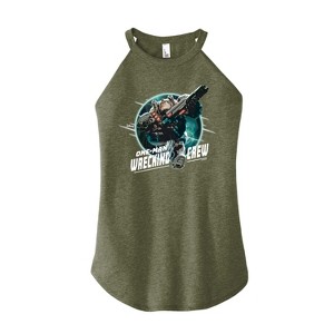 Women's - Disney - One Man Wrecking Crew Graphic High Neck Tank - 1 of 2