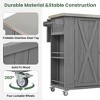 YOOCOZZ  Outdoor Kitchen Island with Fir Wood and Stainless Steel - 4 of 4