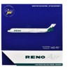 McDonnell Douglas MD-90 Commercial Aircraft "Reno Air" (N905RA) White w/Green Tail 1/400 Die Cast Model Airplane by GeminiJets - 3 of 3