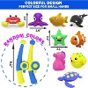 Color-Changing Magnetic Fishing Bath Toys, 10-Piece Sea Creature Set with Fishing Rod - 4 of 4