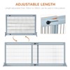 Chery Life 72" W x 27.25" H Freestanding Pet Gate with Adjustable Length, for House, Doorway, Hallway - 4 of 4