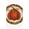 Earth Rugs 5" Harvest Pumpkin Round Coaster – Eco-Friendly Printed Table Protection - 3 of 3