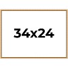 PosterPalooza | Classic Modern Gold Picture Frame - UV Acrylic, Backing Board, Hanging Hardware Included - 2 of 4