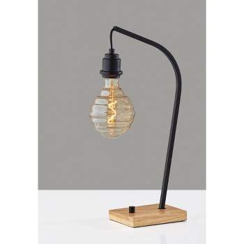 Wren Table Lamp Black (Includes Light Bulb) - Adesso